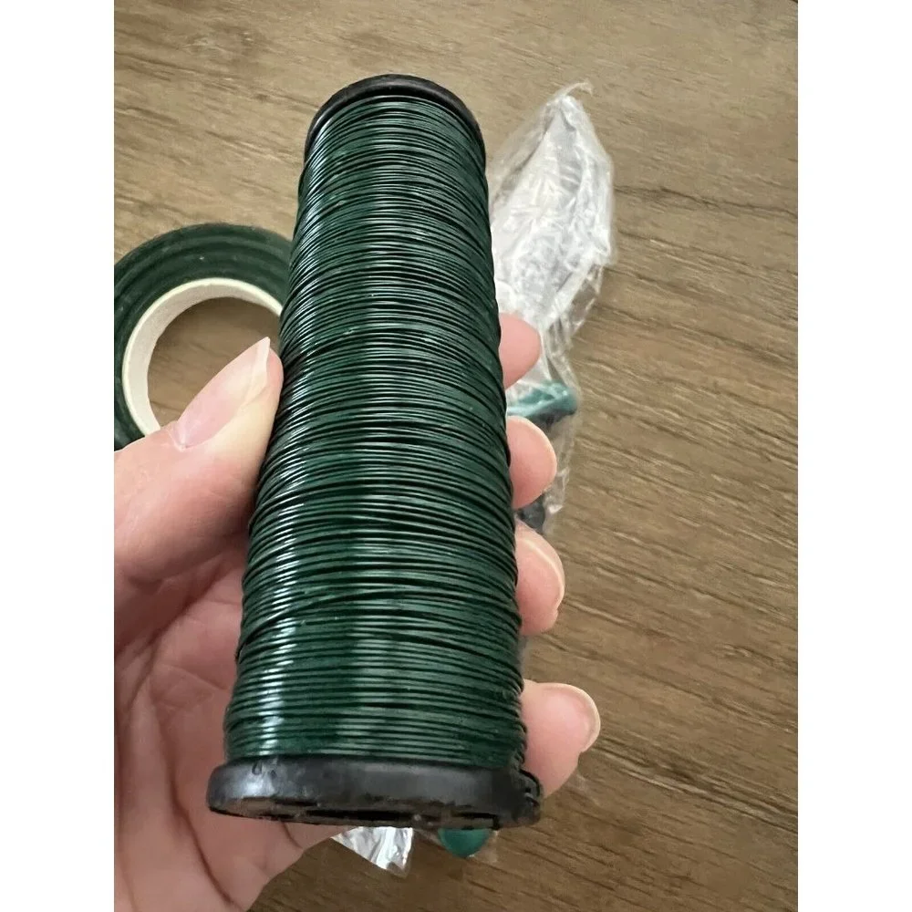 Floral Arrangement Kit Lot Green Floral Wire; Stem Wrap